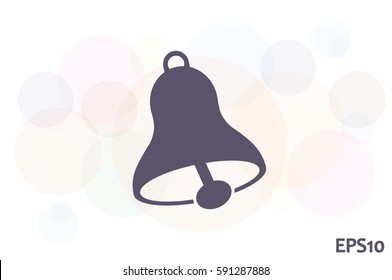 bell icon vector illustration EPS 10.