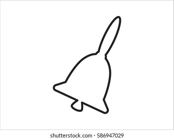 bell, icon, vector illustration eps10