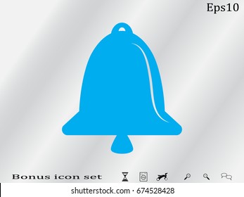 bell, icon, vector illustration eps10