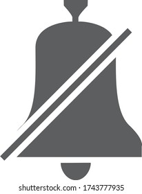 ilustración de vector de icono de campana