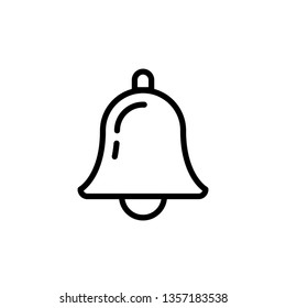 Bell Icon Vector Illustration Logo Template
