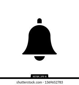 Bell Icon Vector Illustration Logo Template
