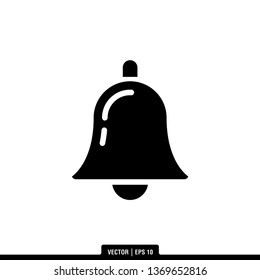 Bell Icon Vector Illustration Logo Template