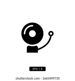 Bell icon vector illustration logo template for many purpose. Isolated on white background.