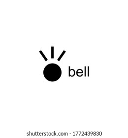 bell icon vector illustration logo template