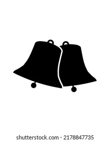 plantilla de logotipo de ilustración de vector de icono de campana
