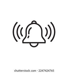 Plantilla de logotipo de bell Icon Vector Illustration