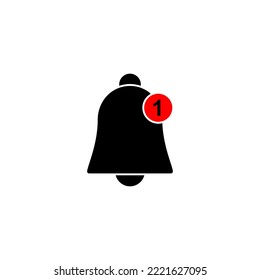 Bell Icon vector illustration. Notification sign and symbol for web site design