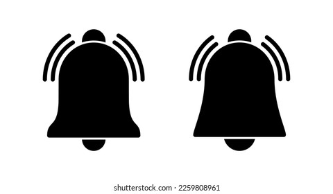 Bell Icon vector illustration. Notification sign and symbol for web site design