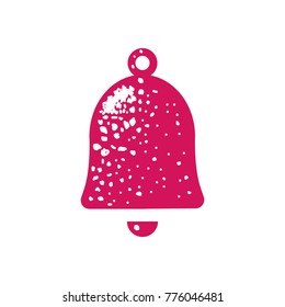 Bell icon vector illustration on the white background