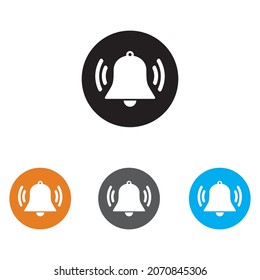 signo de ilustración de vector de icono de campana