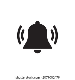 signo de ilustración de vector de icono de campana