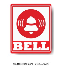 Bell icon vector illustration . sign