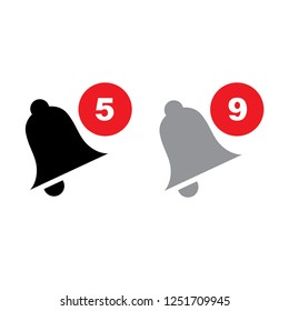bell icon vector illustration, symbol bells  for app, website 
