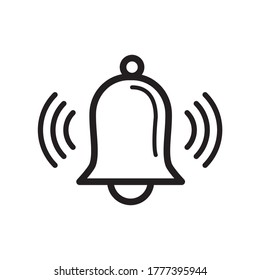 Bell Icon Vector Illustration in Trendy Design