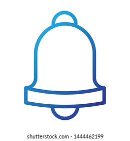 Bell Icon, Vector Illustration,User Interface Colour Outline