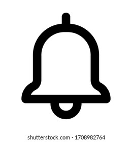 Bell icon vector image. Can also be used for UI. Suitable for mobile apps, web apps and print media.
