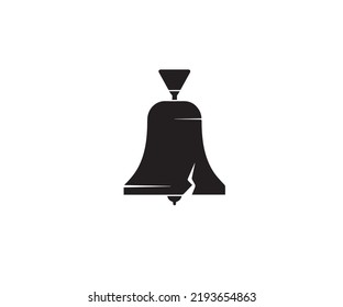 Glocke-Symbol, Vektorlogo-Design