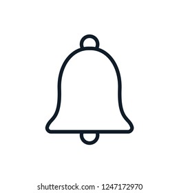 Bell icon vector logo template