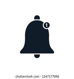 Bell icon vector logo template