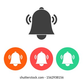 Bell icon vector. lorem ipsum Flat Design JPG