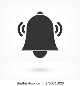Bell icon vector. lorem ipsum Flat Design JPG