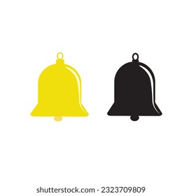 Bell icon vector. Notification and alarm symbol icon editable stroke, sign, symbol outline line button isolated on white