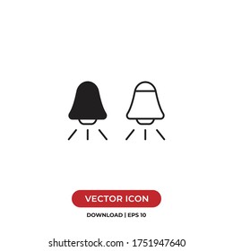 Bell icon vector. Notification sign, alarm symbol