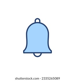 Vector de icono de la Campana. Signo de notificación y símbolo para el diseño de sitios web