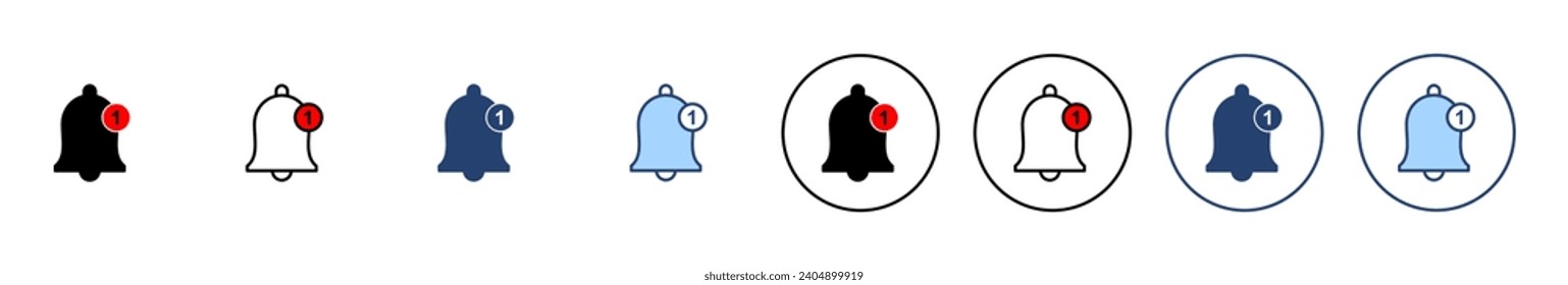 Vector de icono de la Campana. Signo de notificación y símbolo para el diseño de sitios web
