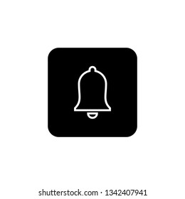Bell Icon vector. Notification symbol for your web site design
