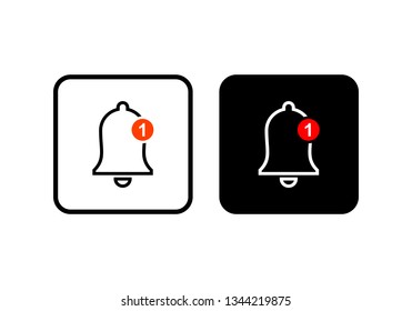 Bell Icon vector. Notification symbol for your web site design