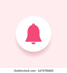 Vector de icono de la campana. Símbolo de notificación para el diseño del sitio web, logotipo, aplicación, UI.
