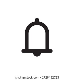 Bell icon vector. Notification symbol.