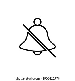 Glockensymbol, Vektorgrafik. Benachrichtigungssymbol für Ihr Website-Design