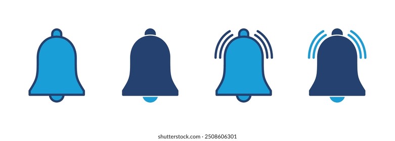 Bell Icon vector. Notification icon for your web site design