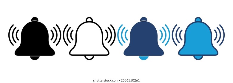 Bell Icon vector. Notification icon for your web site design