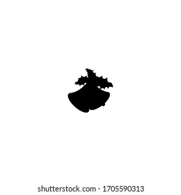 bell icon. bell vector on gray background