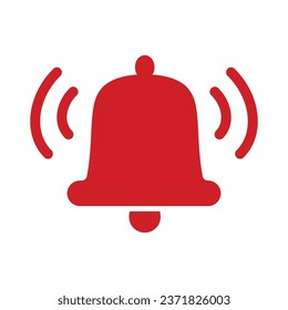 Bell icon vector on trendy style for design and print.