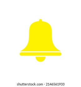 bell icon vector on white background