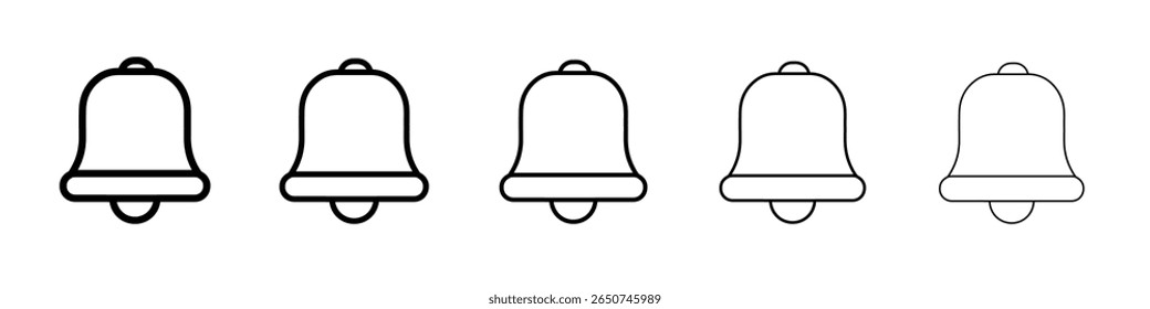 ícone de sino símbolo ou ilustração do vetor
