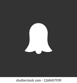 bell icon vector. bell sign on black background. bell icon for web and app