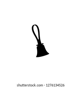 bell icon vector. bell sign on white background. hand bell icon for web and app