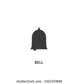 bell icon vector. bell sign on white background. bell icon for web and app
