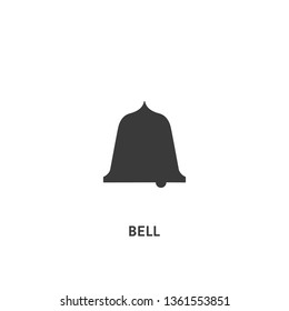 bell icon vector. bell sign on white background. bell icon for web and app