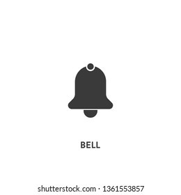 bell icon vector. bell sign on white background. bell icon for web and app