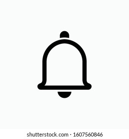 bell icon vector sign symbol isolated