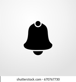 bell icon. vector sign symbol on white background