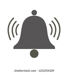 bell icon vector and symbol