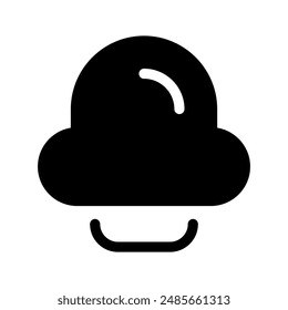 Ilustración de diseño de Vector de iconos de campana